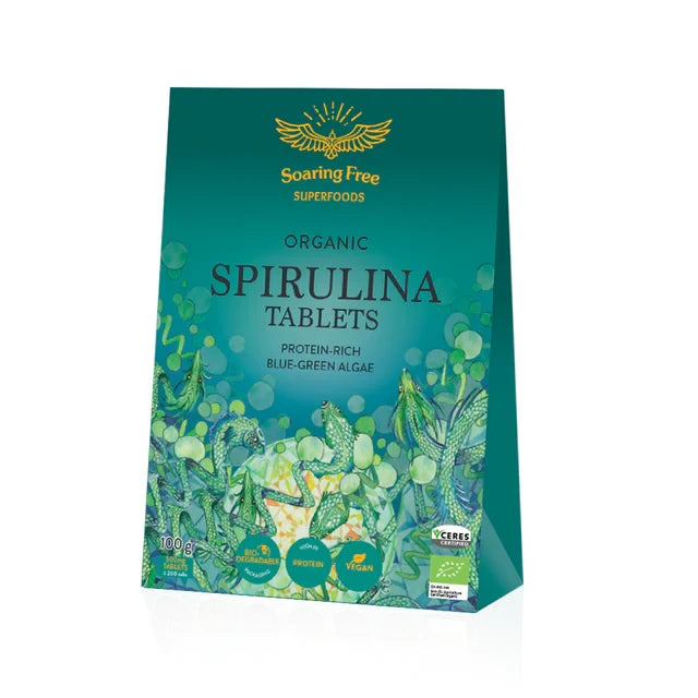 Organic SPIRULINA 500mg Tablets 100g 200s