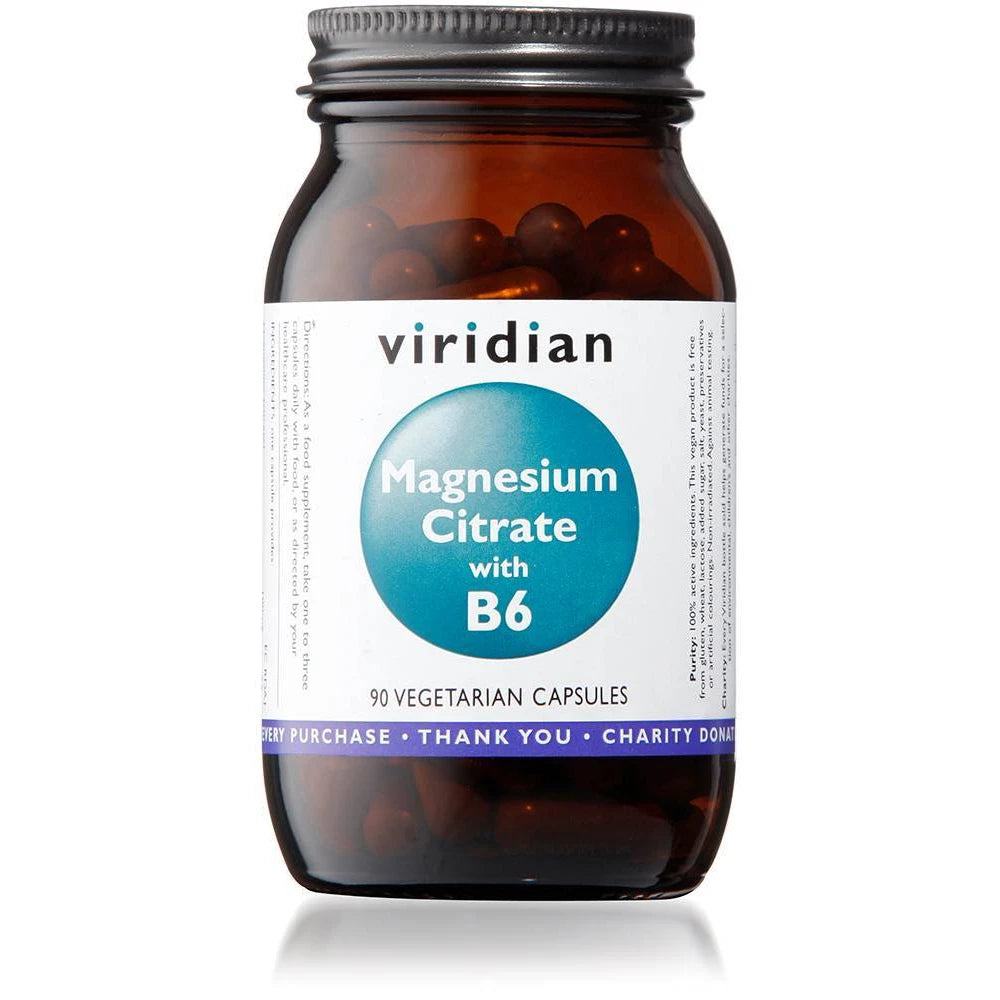 Magnesium Citrate with B6 245mg Capsules 90s