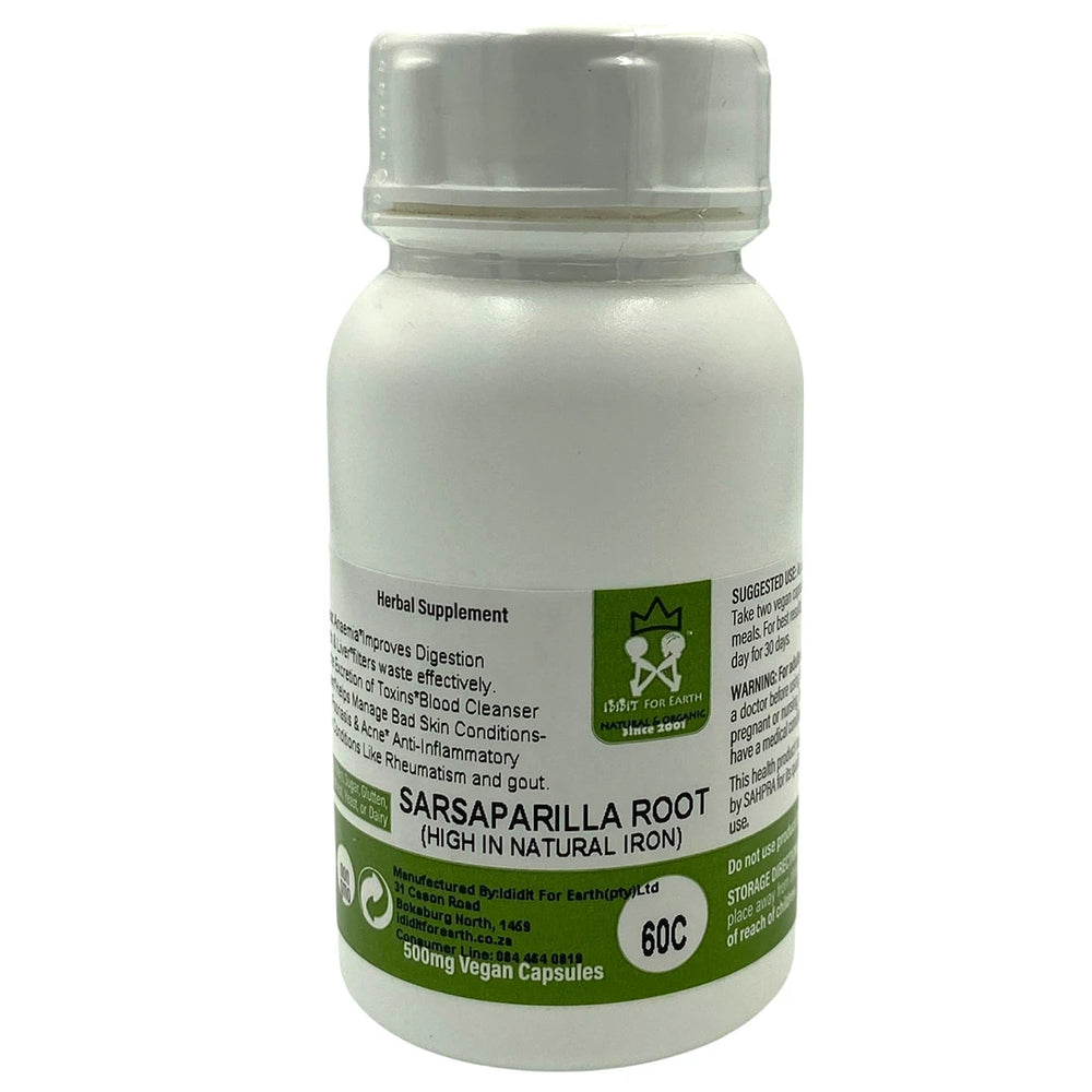 Sarsaparilla 500mg Capsules 60s