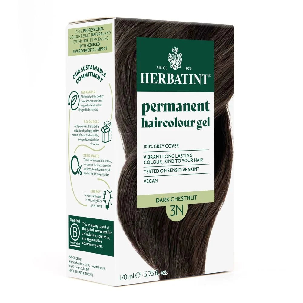 Permanent Haircolour Gel 170ml Dark Chestnut