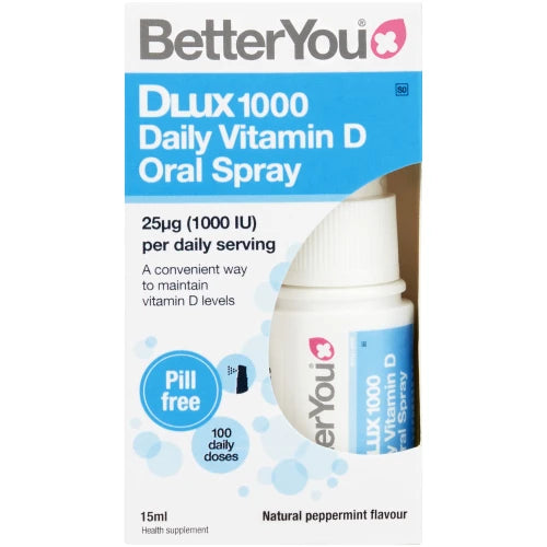 DLUX1000 Daily Vitamin D Oral Spray 15ml 100 Doses