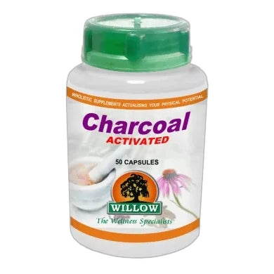 Charcoal Activated 200mg Capsules 50s