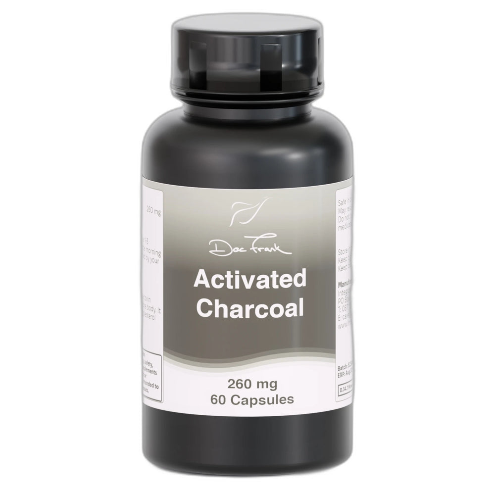 Activated Charcoal 260mg Capsules 60s