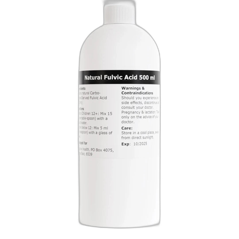 Fulvic Acid 500ml Natural