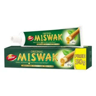 Original Miswak Toothpaste 120g + 50g with Free Toothbrush