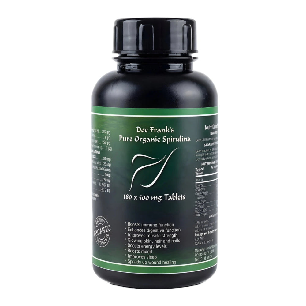 Spirulina Pure Organic 500mg Tablet 1000s Tub