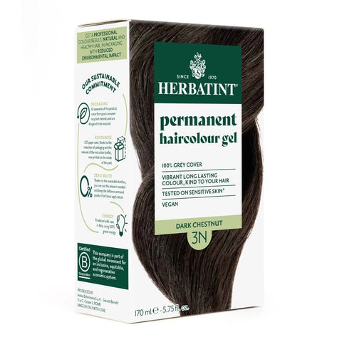 Permanent Haircolour Gel 170ml Dark Chestnut