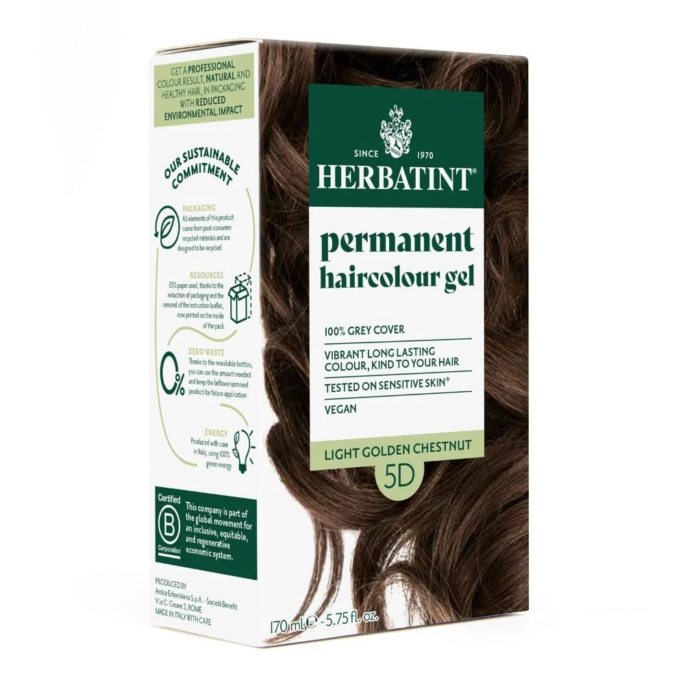 Permanent Haircolour Gel 170ml Light Golden Chestnut