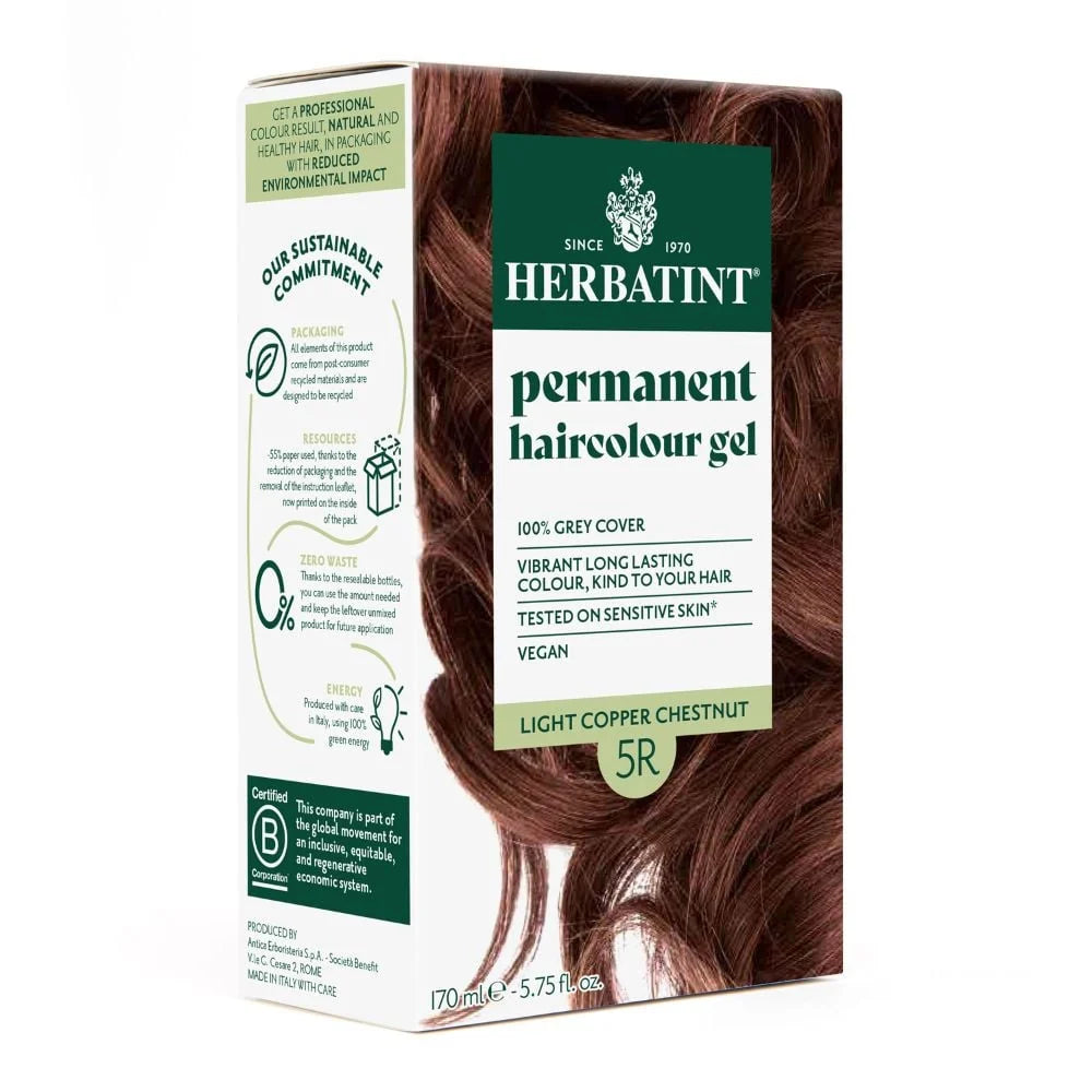 Permanent Haircolour Gel 170ml Light Copper Chestnut