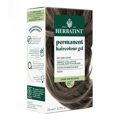 Permanent Haircolour Gel 170ml Dark Ash Blonde