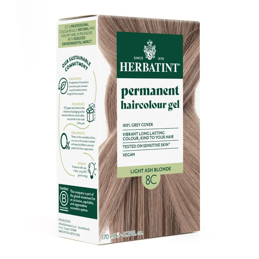 Permanent Haircolour Gel 170ml Light Ash Blonde