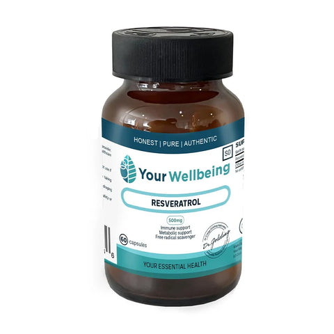 RESVERRATROL 500mg Capsules 60s
