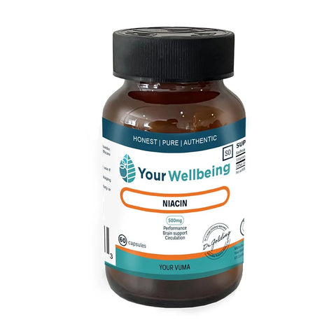 NIACIN 500mg Capsules 60s