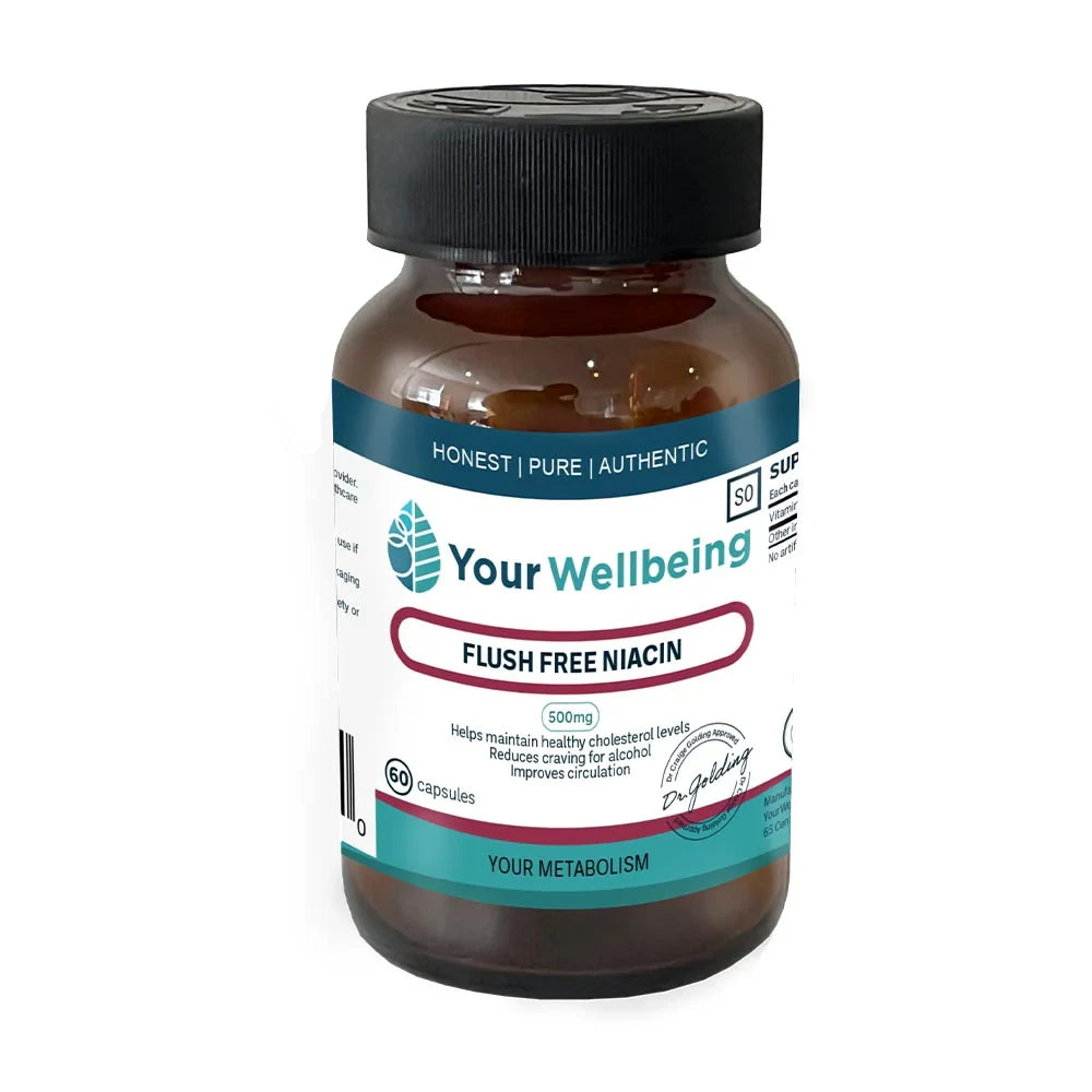 FLUSH FREE NIACIN 500mg Capsules 60s