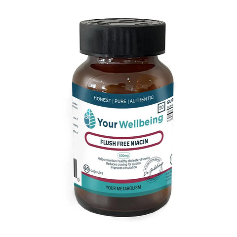 FLUSH FREE NIACIN 500mg Capsules 60s