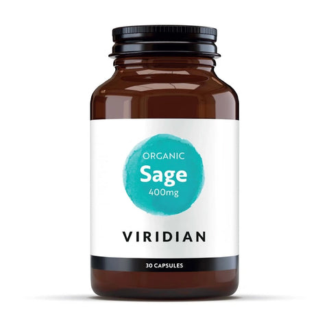 Organic Sage 400mg Capsules 30s