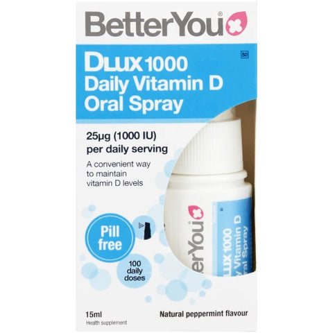 DLUX1000 Daily Vitamin D Oral Spray 15ml 100 Doses