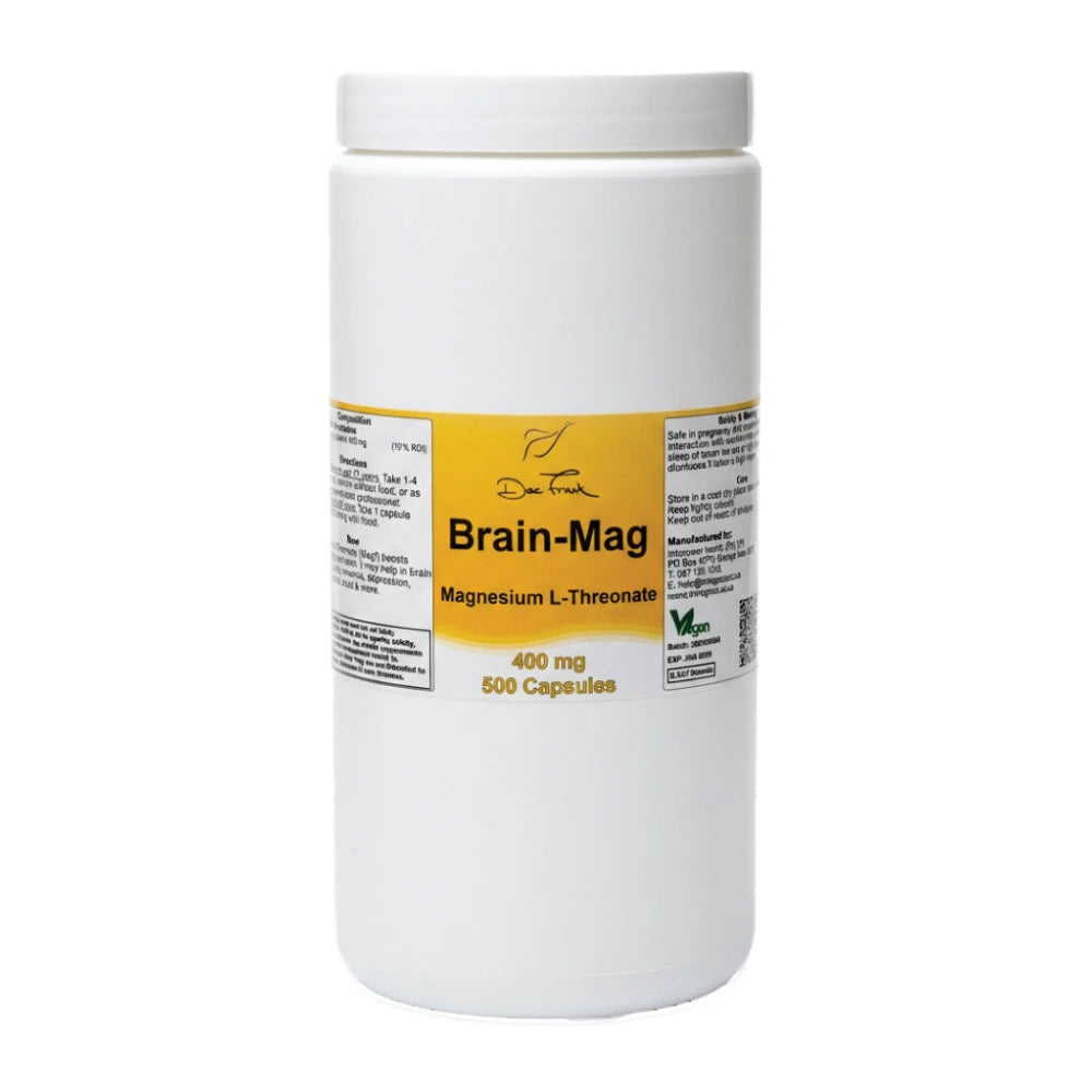 Brain-Mag Magnesium L-Threonate 400mg 500s