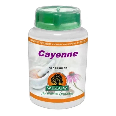 Cayenne 500mg Capsules 50s