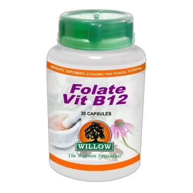Folate Vit B12 550mcg Capsules 30s