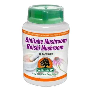 Shiitake Reishi Mushroom 400mg Capsules 60s
