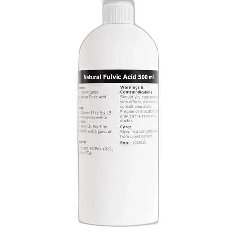 Fulvic Acid 500ml Natural