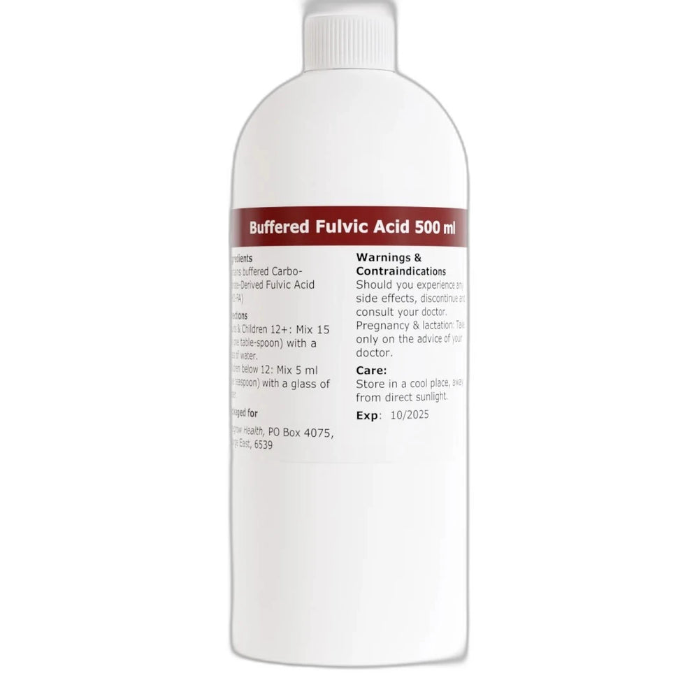 Fulvic Acid 500ml Buffered
