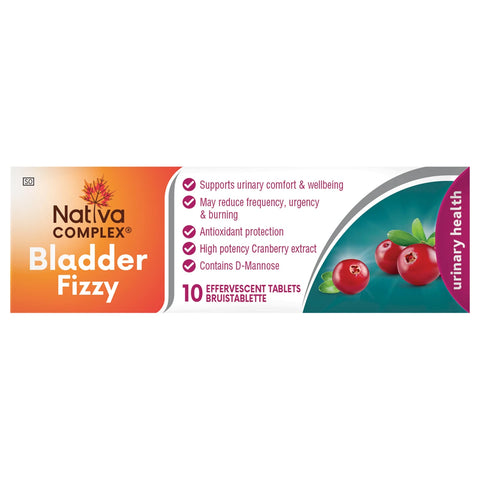 Bladder Fizzy 25mg Effervescent Tablets 10s