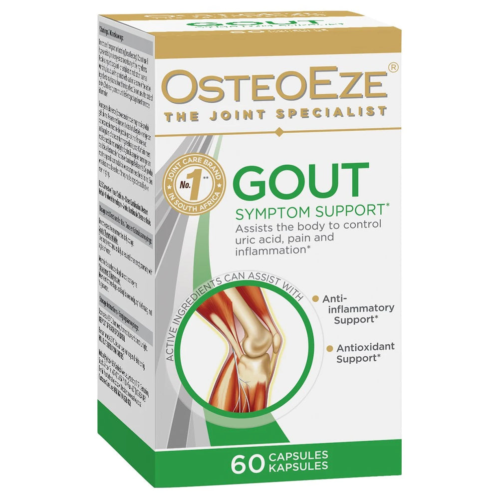 GOUT Symptom Support 380mg Capsules 60s