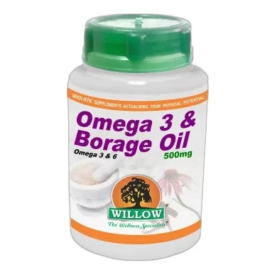 Omega 3 and Borage Oil 500mg Softgels 90s