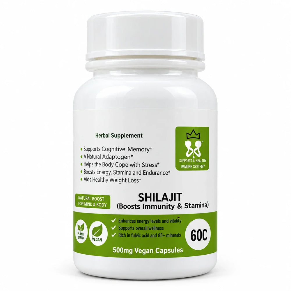 Shilajit 500mg Capsules 60s