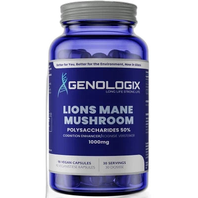 LIONS MANE MUSHROOM 1000mg Capsules 90s