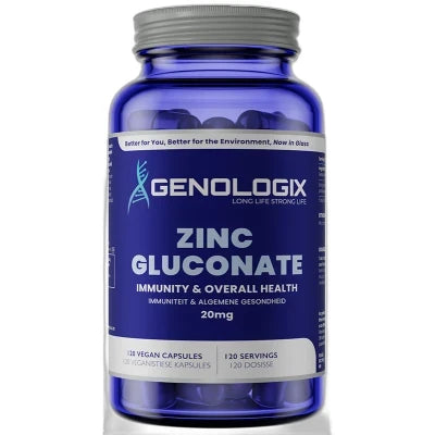 ZINC GLUCONATE 20mg Capsules 120s