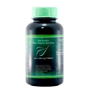 Pure Organic Spirulina 500mg Capsules 180s